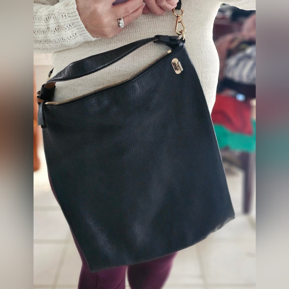 Reed Krakoff Standard Hobo, black & tan leather